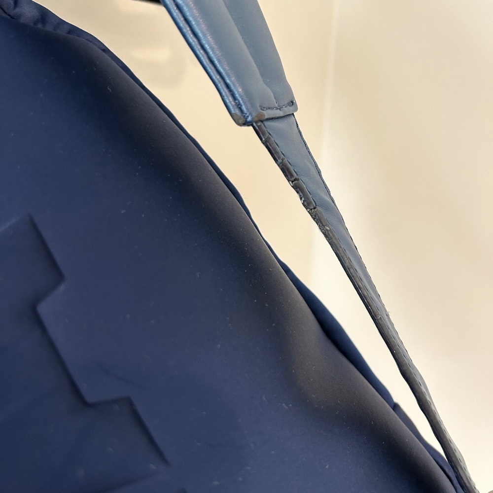 Stella McCartney Blue 'falabella Go' Satin Backpack - Picture 11 of 13